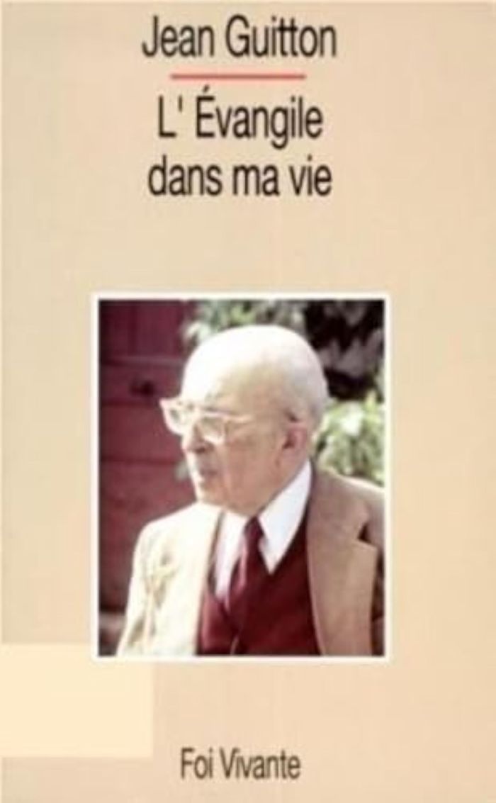 Couverture du livre « L'EVANGILE DANS MA VIE » de Jean Guitton, librairie Les Contes Infusés à Corte