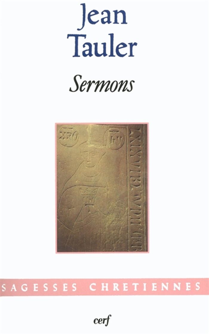 Couverture du livre « SERMONS (JEAN TAULER) », librairie Les Contes Infusés à Corte