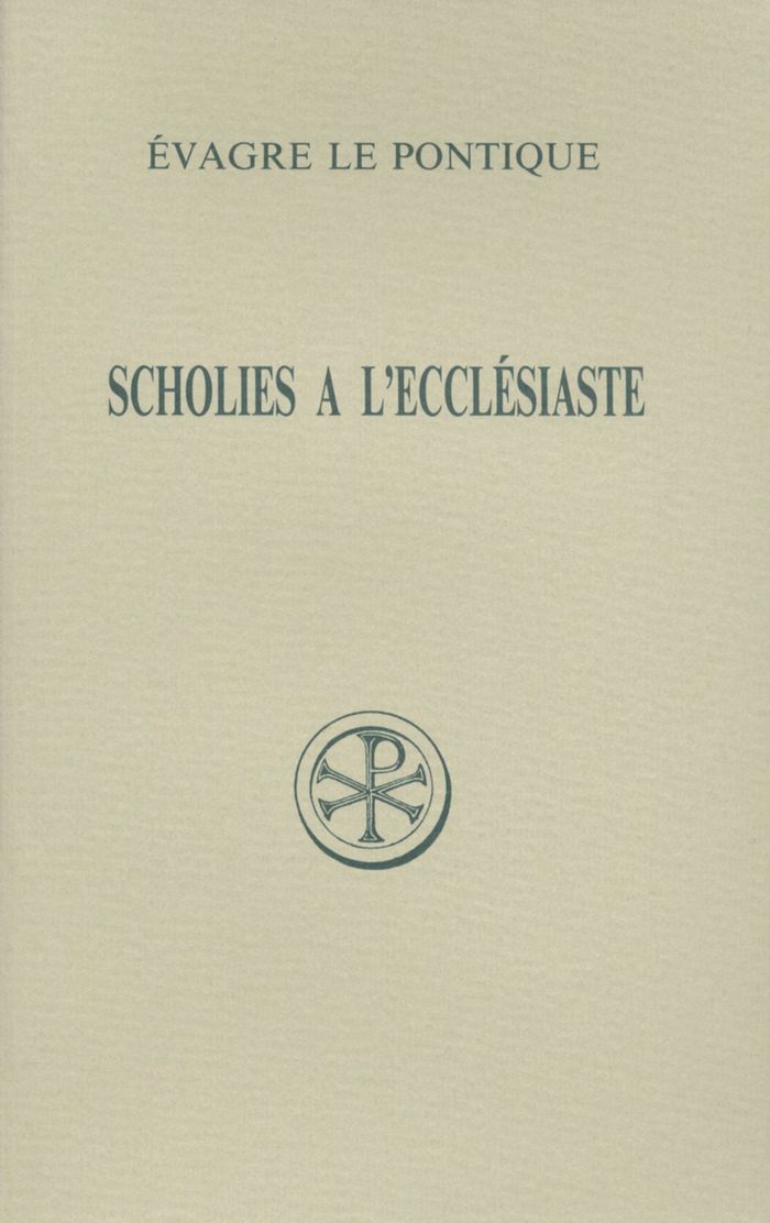 Couverture du livre « SC 397 SCHOLIES A L'ECCLESIASTE » de Evagre Le Pontique, librairie Les Contes Infusés à Corte