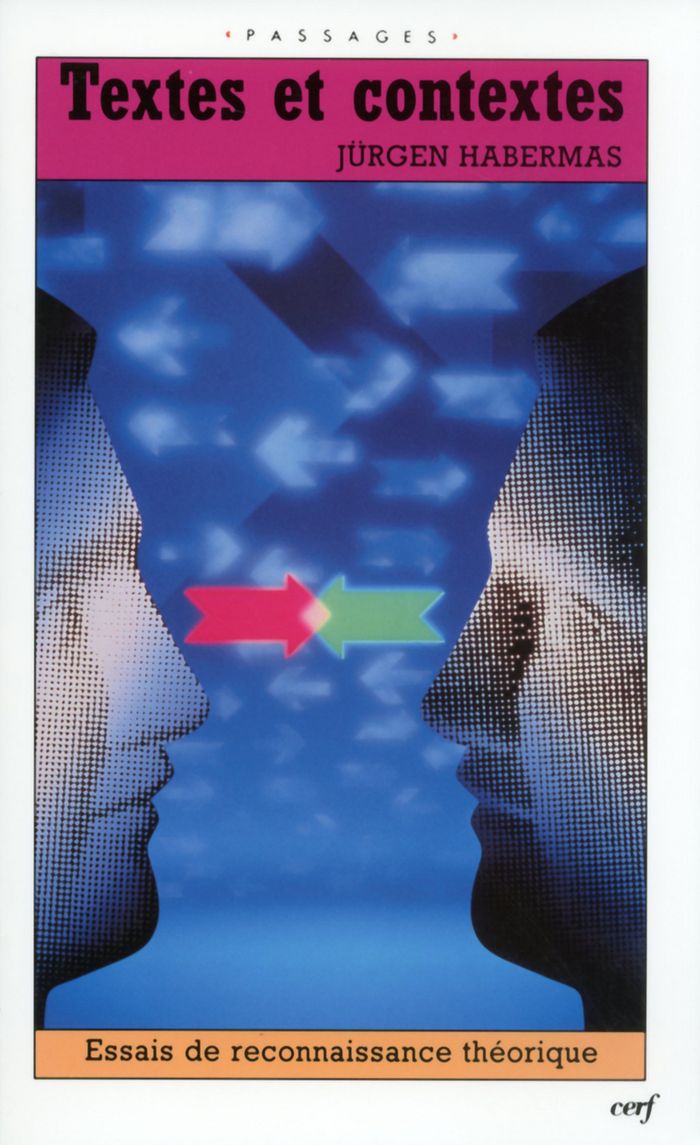 Couverture du livre « TEXTES ET CONTEXTES » de Jurgen Habermas, librairie Les Contes Infusés à Corte