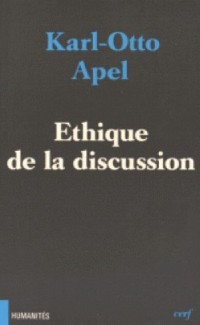 Couverture du livre « ETHIQUE DE LA DISCUSSION » de Karl-Otto Apel, librairie Les Contes Infusés à Corte