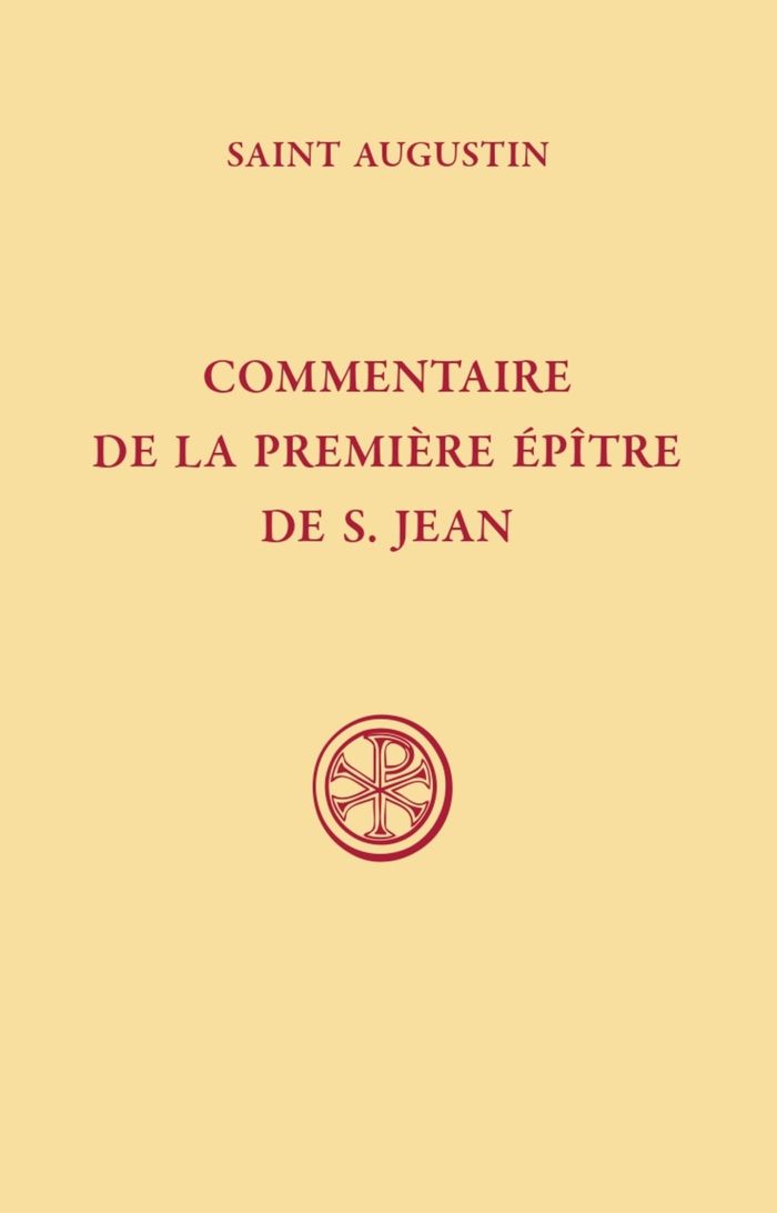 Couverture du livre « COMMENTAIRE DE LA PREMIERE EPITRE DE SAINT JEAN », librairie Les Contes Infusés à Corte
