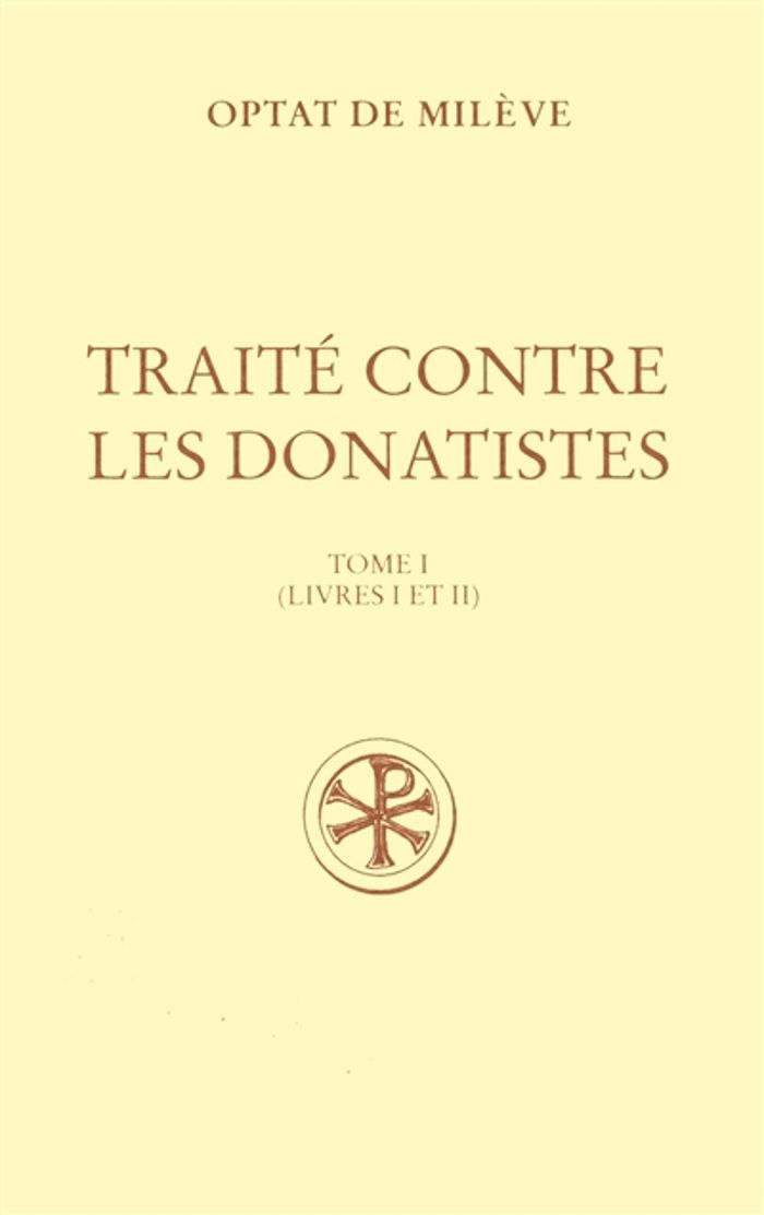 Couverture du livre « SC 412 TRAITE CONTRE LES DONATISTES, I » de Optat De Mileve, librairie Les Contes Infusés à Corte