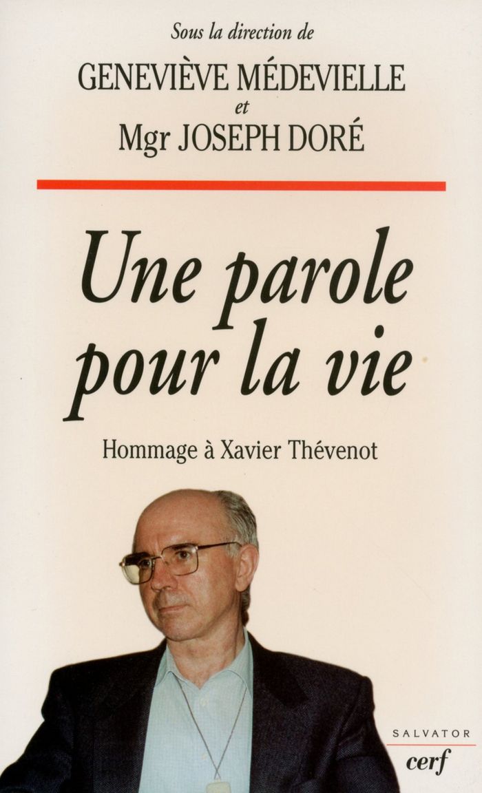 Couverture du livre « UNE PAROLE POUR LA VIE » de Genevieve Medevielle, librairie Les Contes Infusés à Corte
