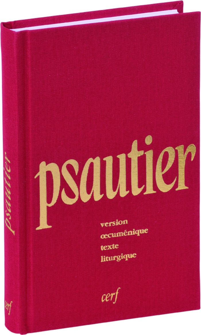 Couverture du livre « PSAUTIER VERSION OECUMENIQUE RELIE », librairie Les Contes Infusés à Corte