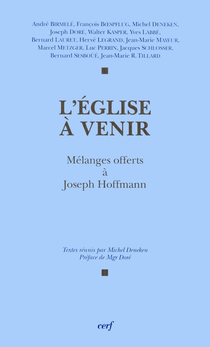 Couverture du livre « L'EGLISE A VENIR » de Michel Deneken, librairie Les Contes Infusés à Corte