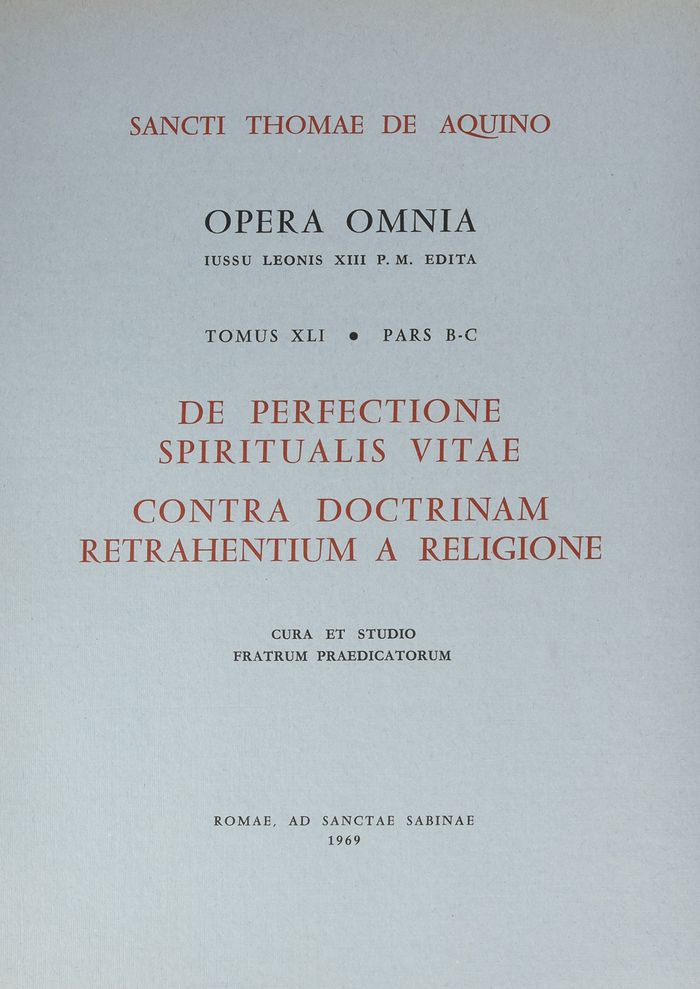 Couverture du livre « OPUSCULA V2 CONTRA IMPUGNANTES 41 » de D'Aquin Thomas, librairie Les Contes Infusés à Corte