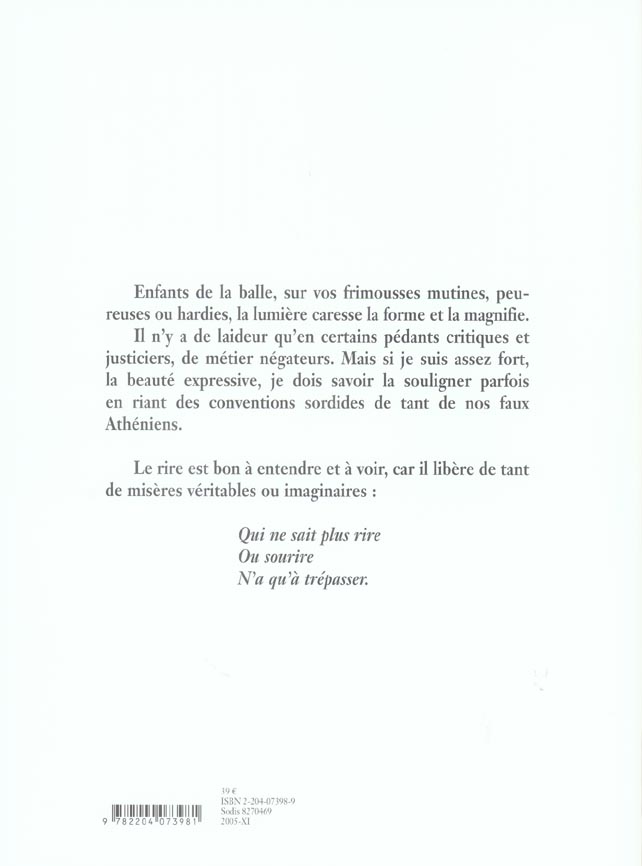 Quatrième de couverture de « CIRQUE DE L'ETOILE FILANTE »