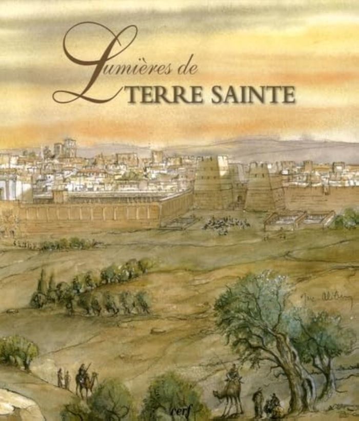Couverture du livre « LUMIERES DE TERRE SAINTE » de Marc Alibert, librairie Les Contes Infusés à Corte