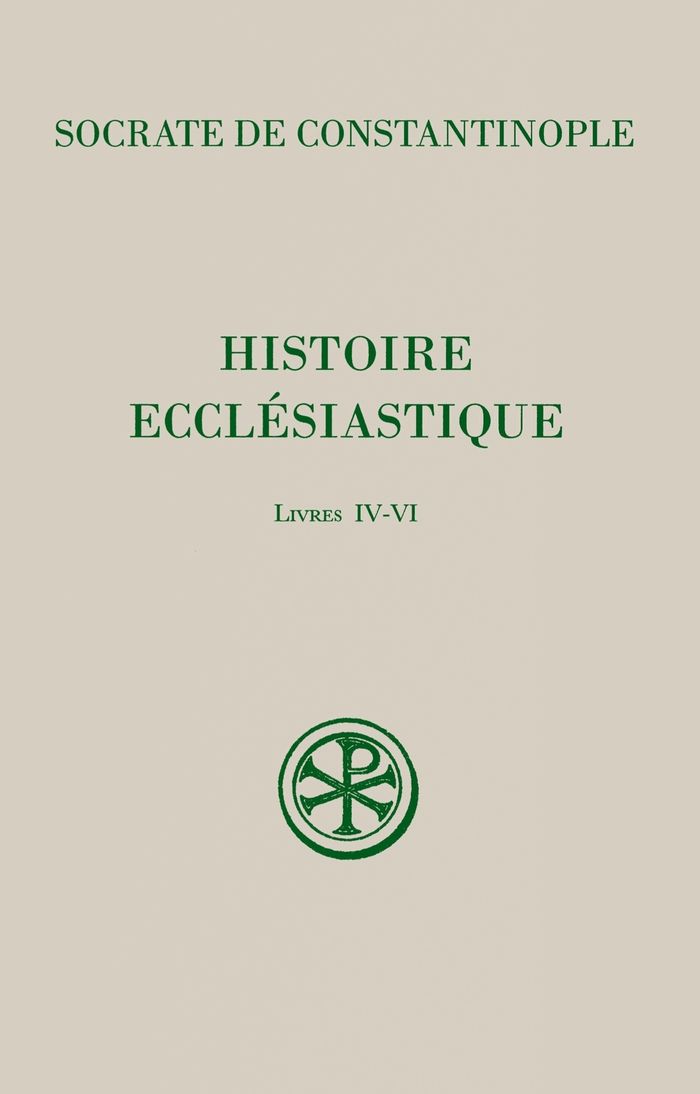 Couverture du livre « SC 505 HISTOIRE ECCLESIASTIQUE, IV - VI » de Constantinop Socrate, librairie Les Contes Infusés à Corte