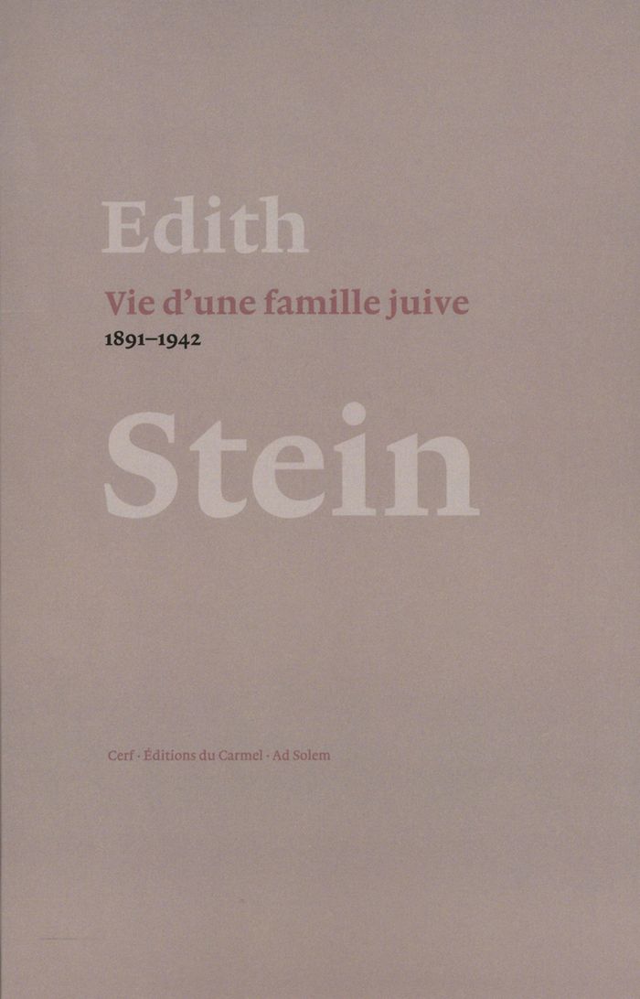 Couverture du livre « VIE D'UNE FAMILLE JUIVE », librairie Les Contes Infusés à Corte