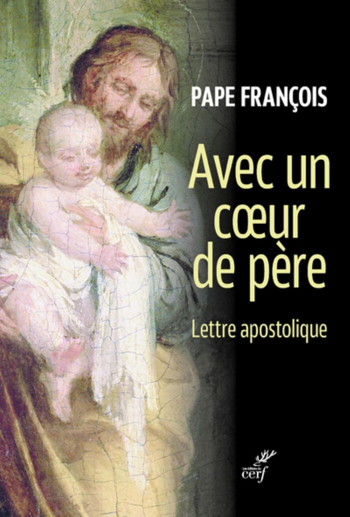 Couverture du livre « AVEC UN COEUR DE PERE : LETTRE APOSTOLIQUE » de Francois Pape, librairie Les Contes Infusés à Corte