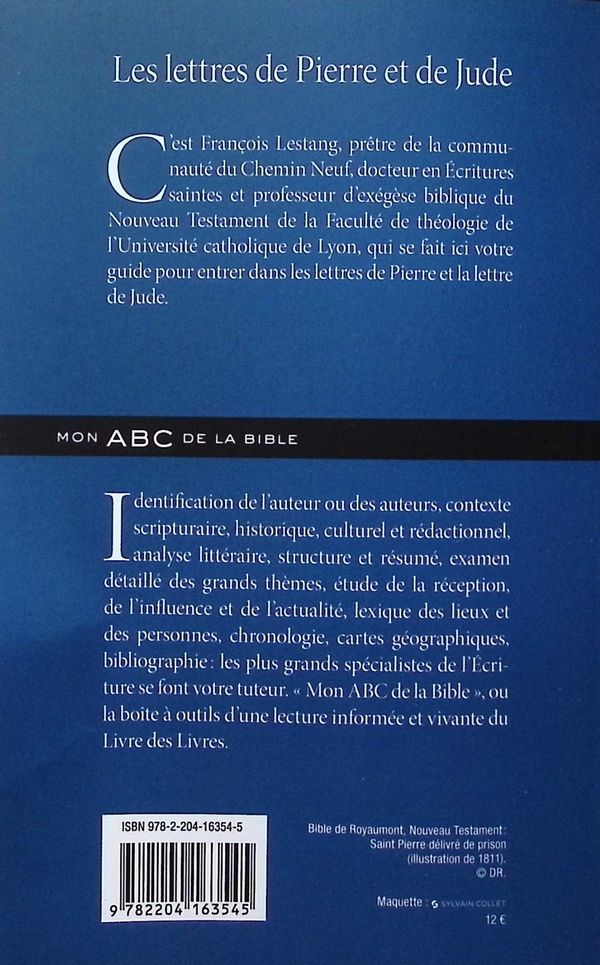 Quatrième de couverture de « Les lettres de Pierre et de Jude »