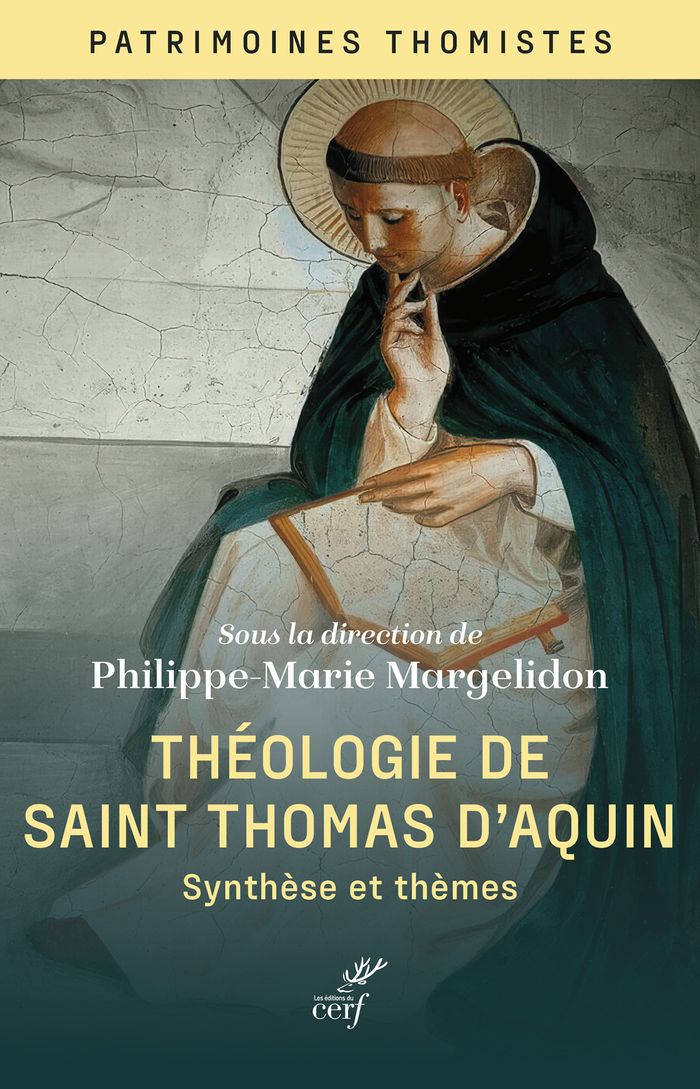 Couverture du livre « Théologie de saint Thomas d'Aquin : synthèse et thèmes » de Philippe-Marie Margelidon, librairie Les Contes Infusés à Corte