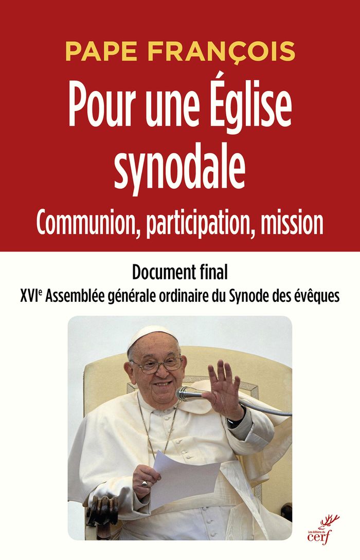 Couverture du livre « POUR UNE EGLISE SYNODALE : COMMUNION, PARTICIPATION, MISSION - DOCUMENT FINAL », librairie Les Contes Infusés à Corte
