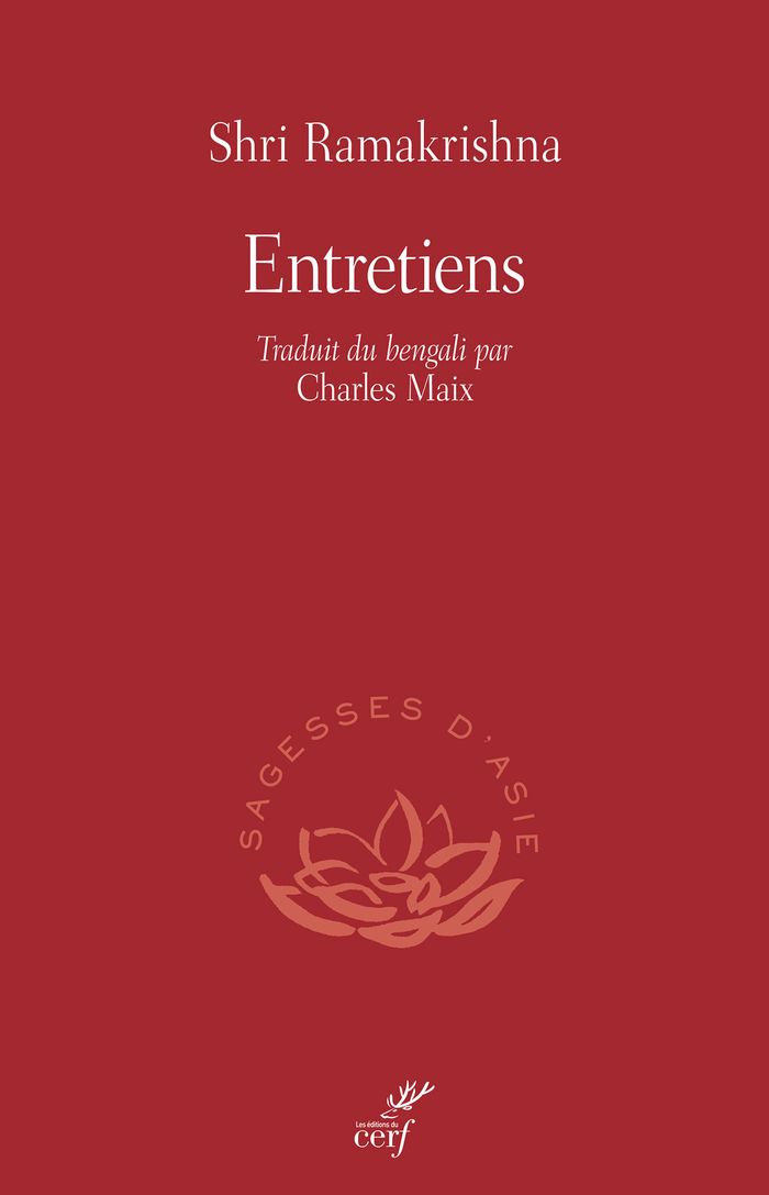 Couverture du livre « Entretiens » de Ramakrishna, librairie Les Contes Infusés à Corte