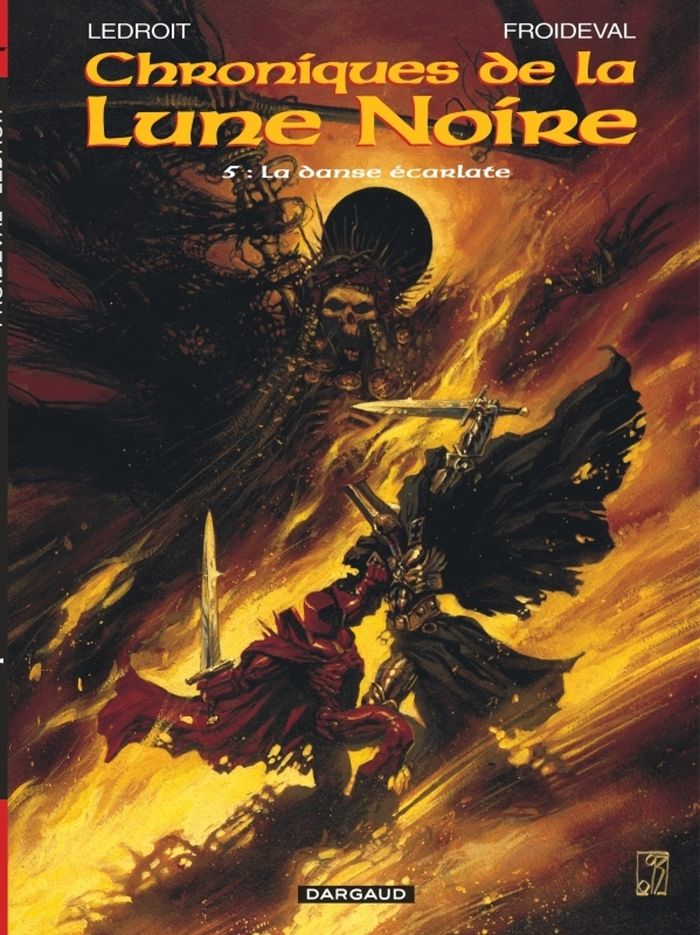 Couverture du livre « LES CHRONIQUES DE LA LUNE NOIRE - TOME 5 - LA DANSE ECARLATE », librairie Les Contes Infusés à Corte