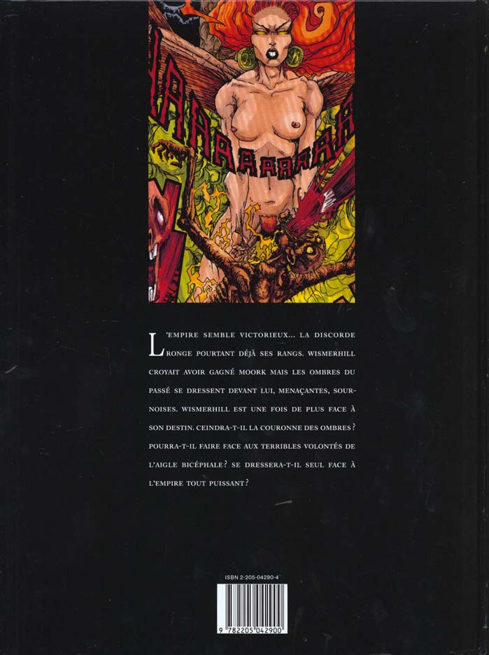 Quatrième de couverture de « LES CHRONIQUES DE LA LUNE NOIRE - TOME 6 - LA COURONNE DES OMBRES »