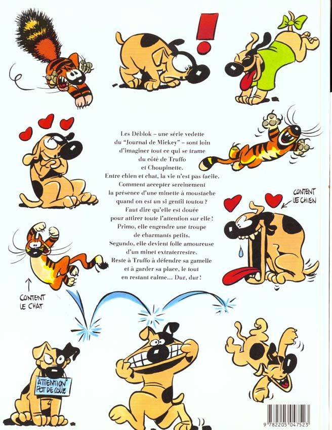 Quatrième de couverture de « LES DEBLOK - TOME 3 - TRUFFES ET LANGUES DE CHATS A LA DEBLOK »