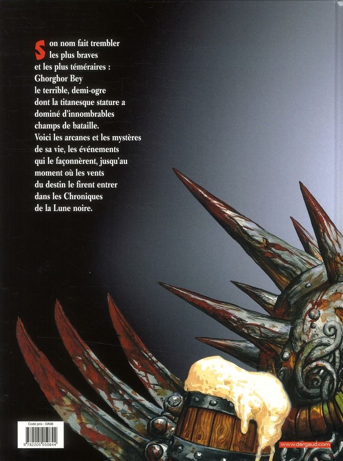 Quatrième de couverture de « LES ARCANES DE LA LUNE NOIRE - TOME 1 - GHORGHOR BEY »