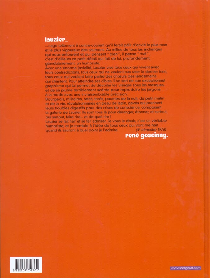 Quatrième de couverture de « LE MEILLEUR DES ANNEES 70 DE LAUZIER - LE MEILLEUR DES ANNEES 70 DE LAUZIER »