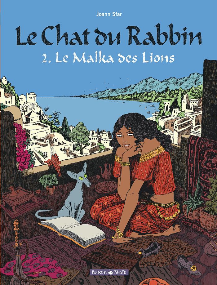 Couverture du livre « LE CHAT DU RABBIN - TOME 2 - LE MALKA DES LIONS », librairie Les Contes Infusés à Corte