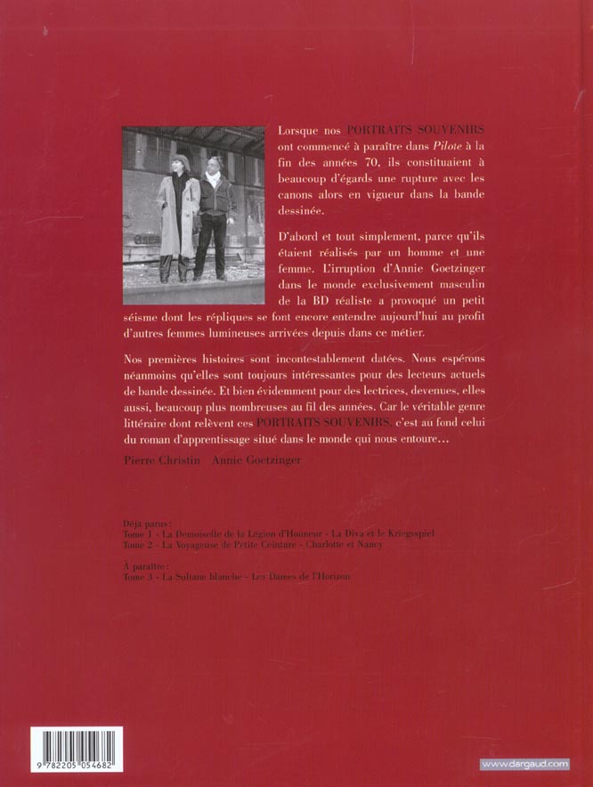 Quatrième de couverture de « LA VOYAGEUSE DE PETITE CEINTURE / CHARLOTTE ET NANCY »