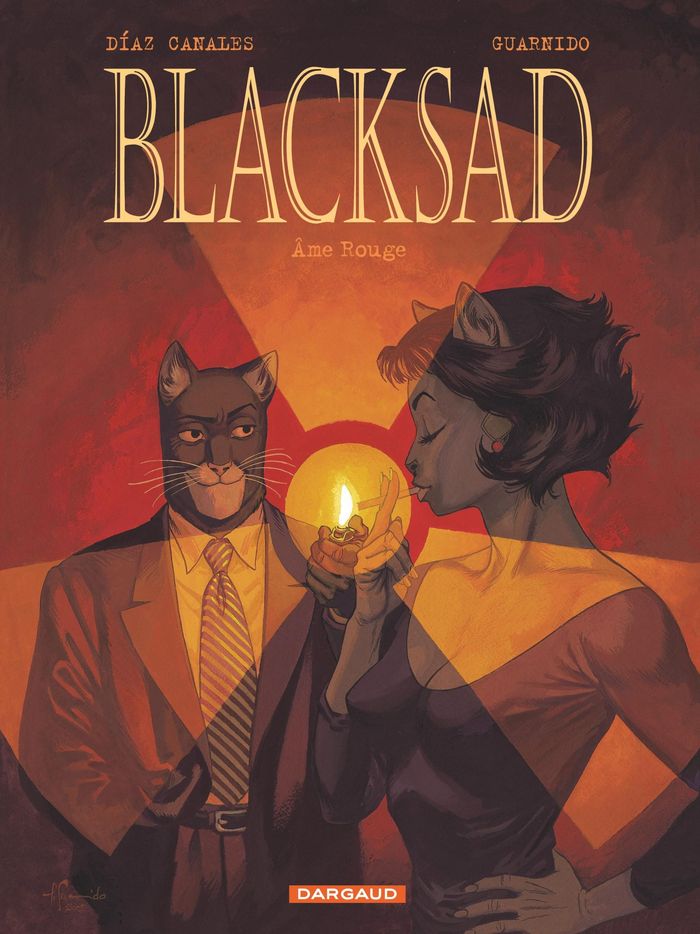 Couverture du livre « BLACKSAD - TOME 3 - AME ROUGE », librairie Les Contes Infusés à Corte