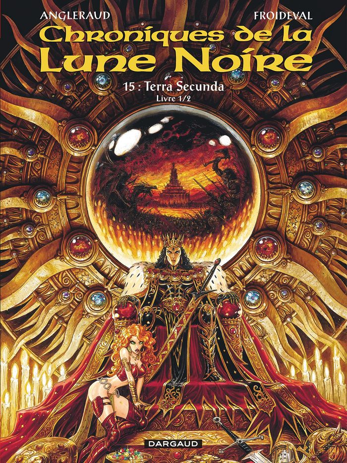 Couverture du livre « LES CHRONIQUES DE LA LUNE NOIRE - TOME 15 - TERRA SECUNDA - LIVRE 1/2 » de Froideval/angleraud, librairie Les Contes Infusés à Corte