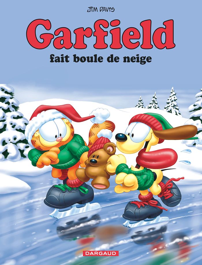 Couverture du livre « GARFIELD - TOME 15 - GARFIELD FAIT BOULE DE NEIGE » de Davis, librairie Les Contes Infusés à Corte