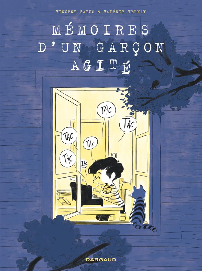 Couverture du livre « Mémoires d'un enfant agité » de Vincent Zabus, librairie Les Contes Infusés à Corte