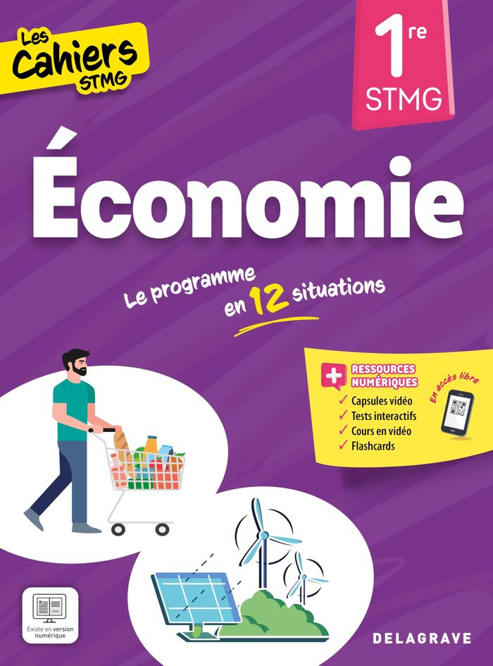 Couverture du livre « Économie, 1re STMG » de Yann Morvan, librairie Les Contes Infusés à Corte