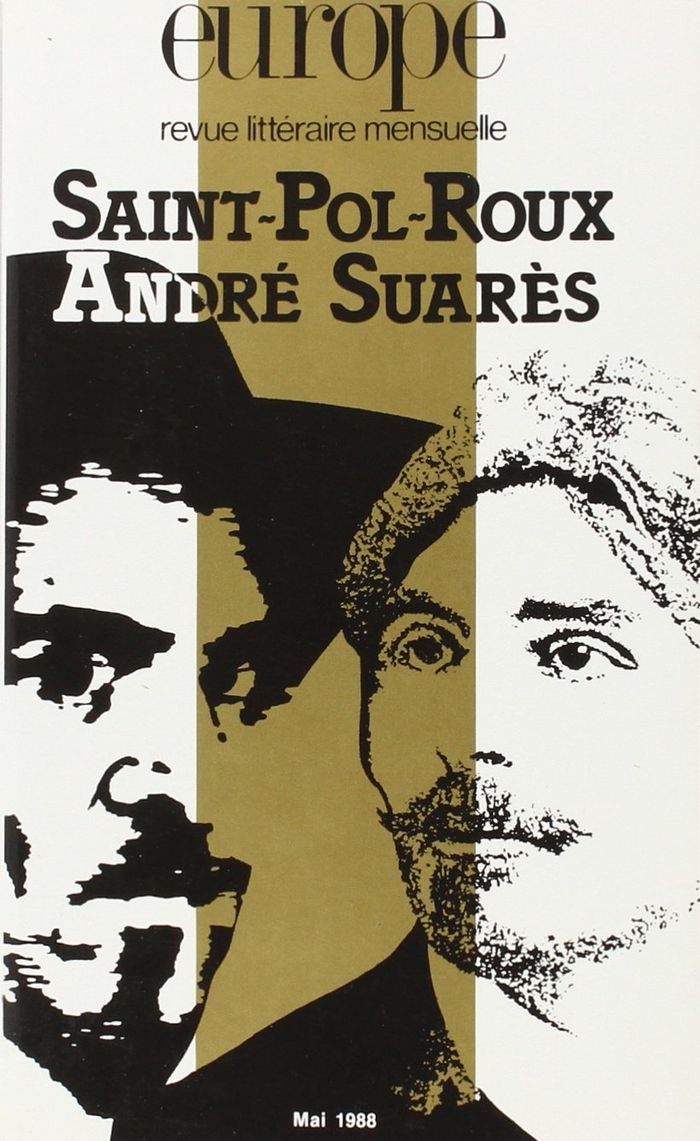 Couverture du livre « EUROPE SAINT POL ROUX » de Collectif, librairie Les Contes Infusés à Corte