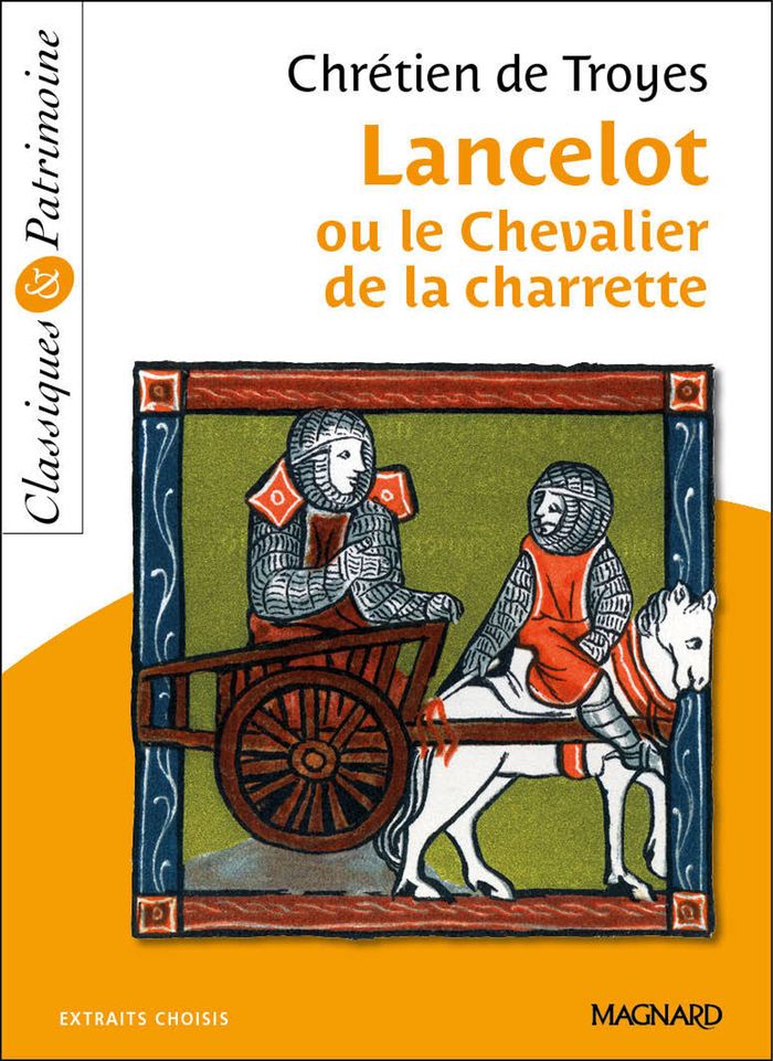 Couverture du livre « Lancelot ou Le chevalier de la charrette : extraits choisis » de Chrétien de Troyes, librairie Les Contes Infusés à Corte