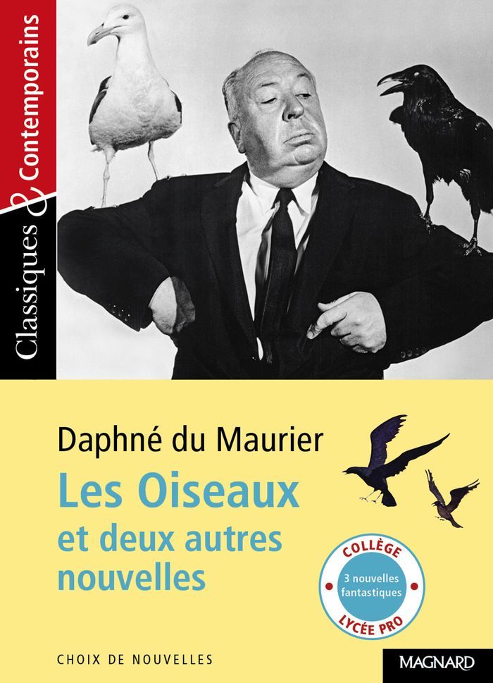 Couverture du livre « Les oiseaux et deux autres nouvelles » de Daphne Du Maurier, librairie Les Contes Infusés à Corte
