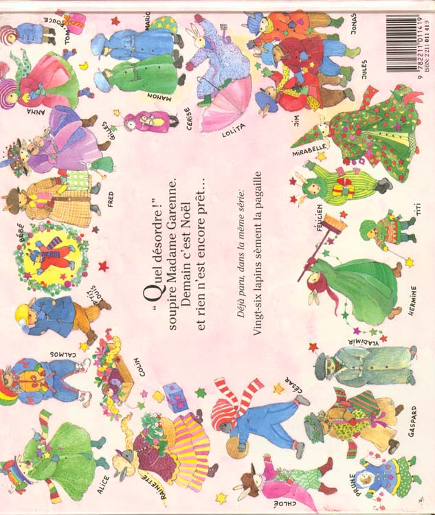 Quatrième de couverture de « VINGT SIX LAPINS FETENT NOEL »