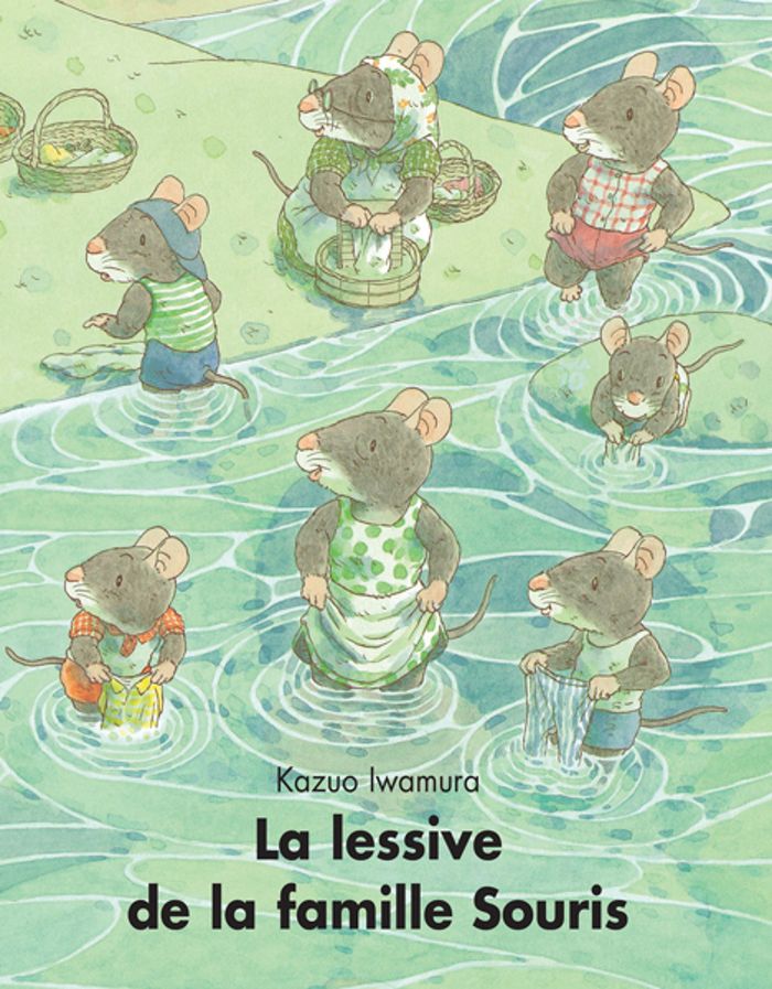 Couverture du livre « LA LESSIVE DE LA FAMILLE SOURIS », librairie Les Contes Infusés à Corte