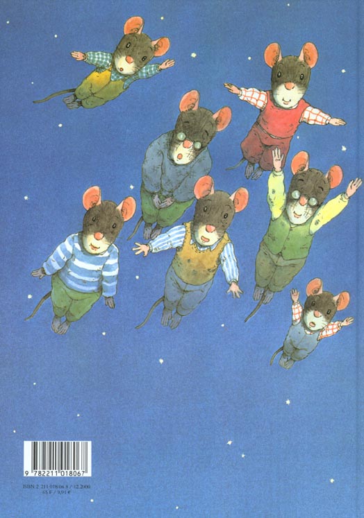 Quatrième de couverture de « LA FAMILLE SOURIS DINE AU CLAIR DE LUNE »