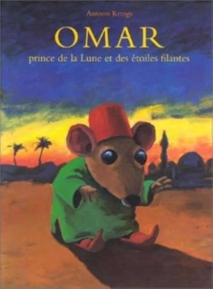 Couverture du livre « Omar, prince de la lune et des étoiles filantes » de Antoon Krings, librairie Les Contes Infusés à Corte