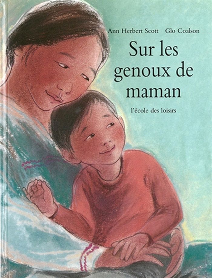 Couverture du livre « SUR LES GENOUX DE MAMAN » de Coalson, librairie Les Contes Infusés à Corte