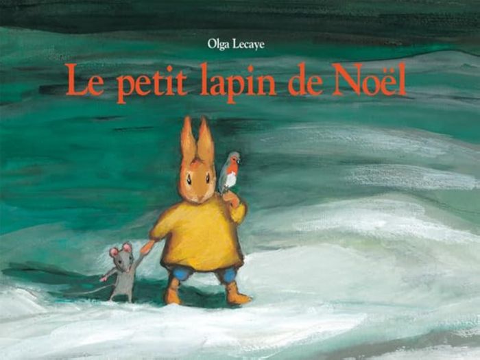 Couverture du livre « LE PETIT LAPIN DE NOEL » de Lecaye/nadja, librairie Les Contes Infusés à Corte