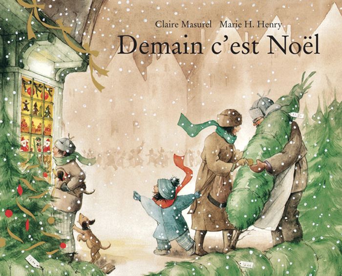 Couverture du livre « DEMAIN C'EST NOEL », librairie Les Contes Infusés à Corte