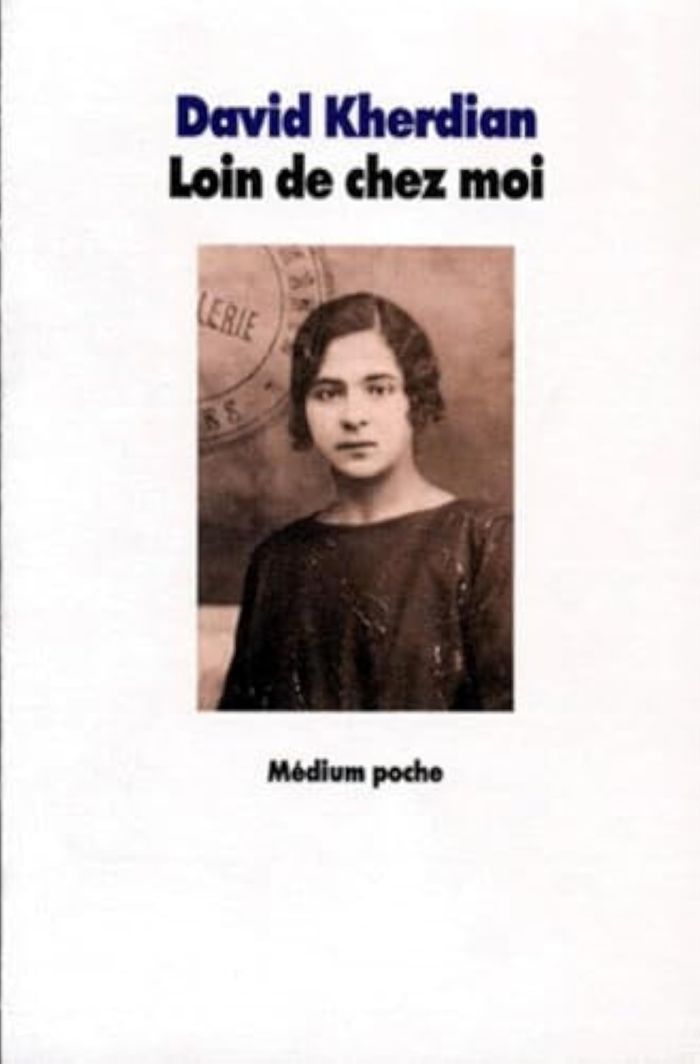 Couverture du livre « LOIN DE CHEZ MOI » de David Kherdian, librairie Les Contes Infusés à Corte