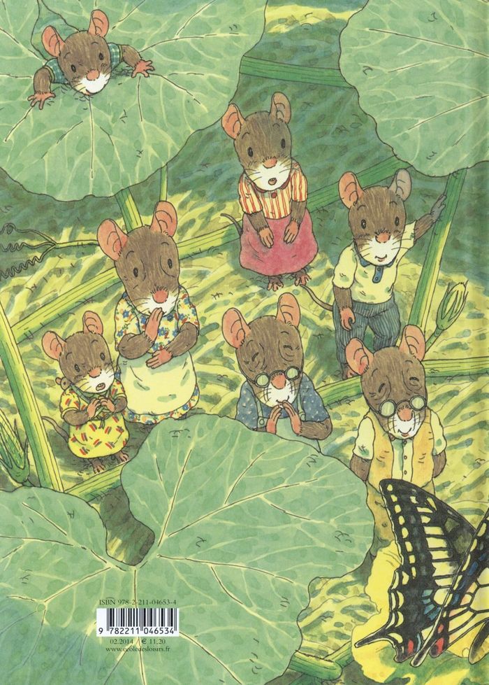 Quatrième de couverture de « LA FAMILLE SOURIS ET LE POTIRON »