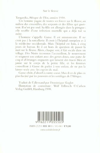 Quatrième de couverture de « SUR LE FLEUVE »