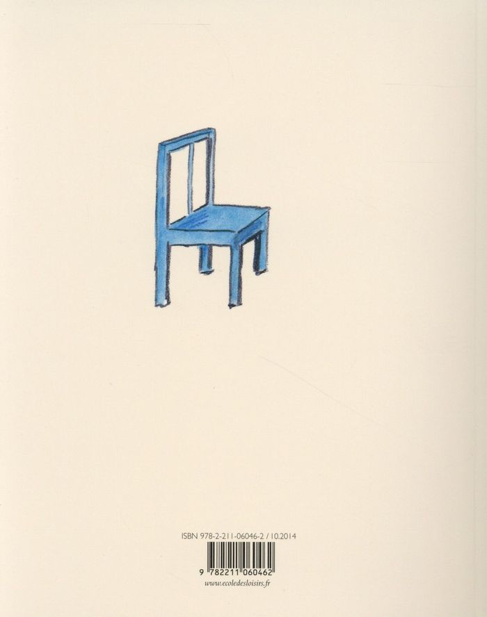 Quatrième de couverture de « LA CHAISE BLEUE »