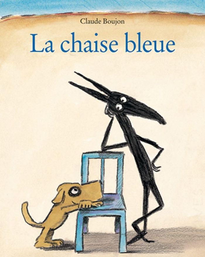 Couverture du livre « LA CHAISE BLEUE », librairie Les Contes Infusés à Corte