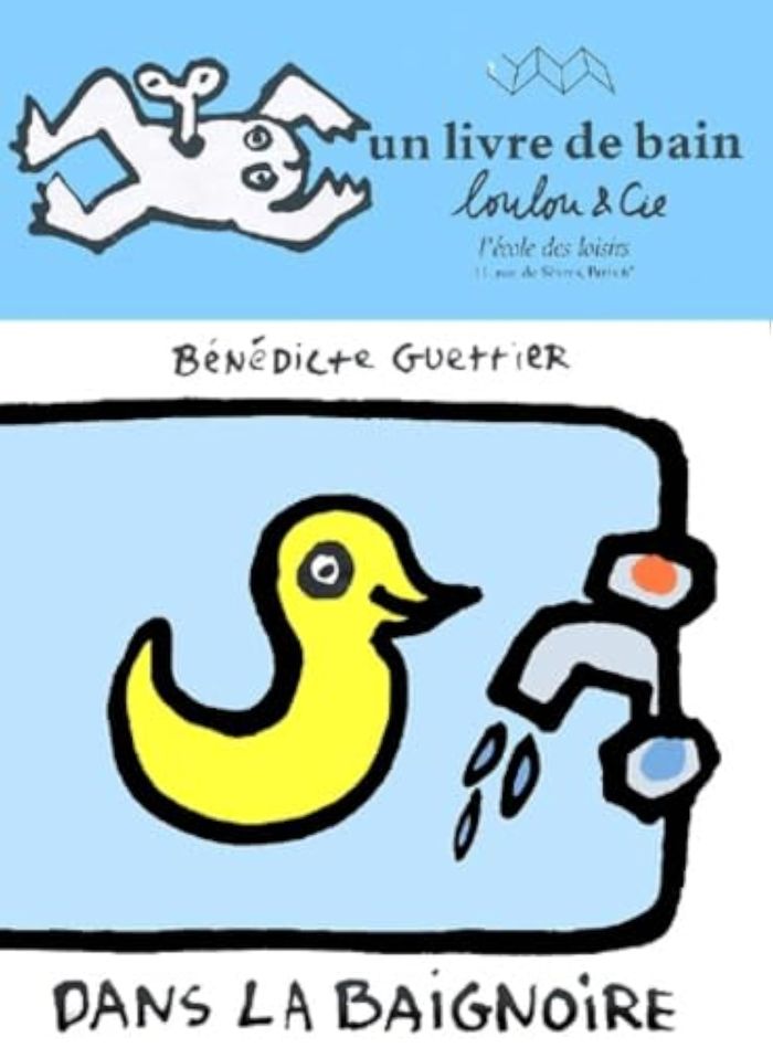 Couverture du livre « DANS LA BAIGNOIRE » de Benedicte Guettier, librairie Les Contes Infusés à Corte