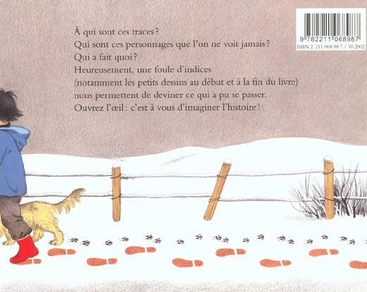 Quatrième de couverture de « DEVINE QUI FAIT QUOI - UNE PROMENADE INVISIBLE »