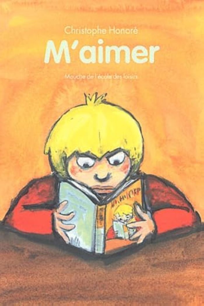 Couverture du livre « M AIMER » de Christophe Honore, librairie Les Contes Infusés à Corte